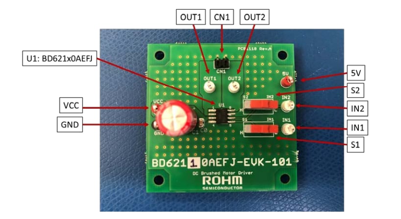 Location Circuit - ROHM Semiconductor BD621x0AEFJ Evaluation Boards